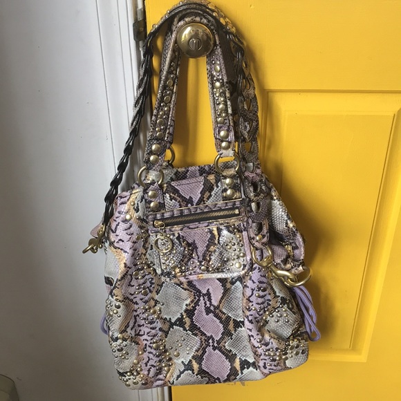 Very Rare Python Embossed leather coach bag!!! - Picture 6 of 6
